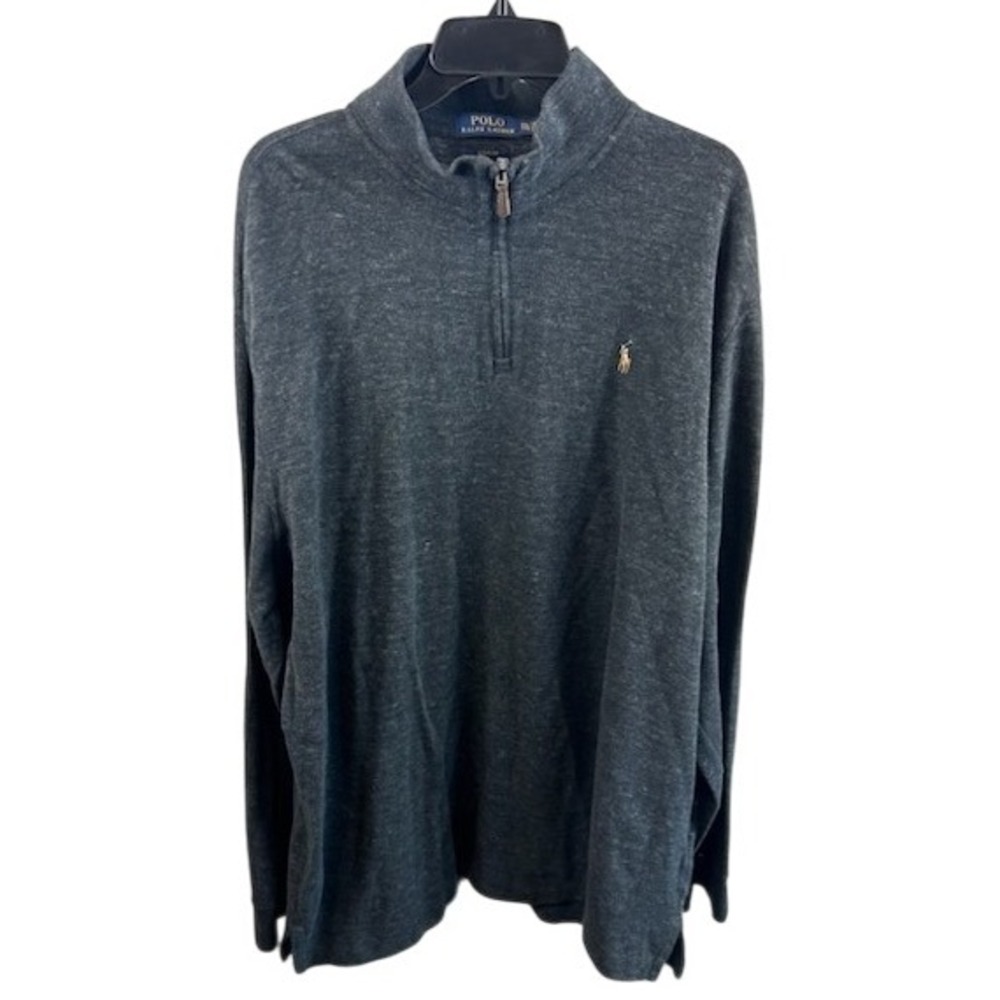 Polo Ralph Lauren Estate Rib Quarter Zip Pullover Sweater Mens Size XXL